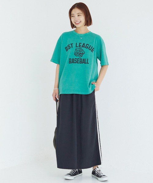 SCREEN STARS（スクリーンスターズ）の「【SCREEN STARS】カレッジロゴTシャツ（Tシャツ/カットソー・レディース・パープル/レッド/グリーン/イエロー/オレンジ/ブルー・M/L/XL）」の20枚目の写真