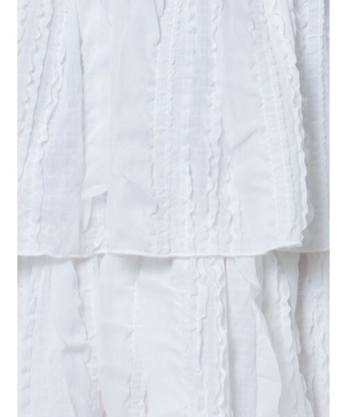 merry jenny（メリージェニー）の「frill frill frillティアードスカート（スカート・レディース・アイボリー/オフホワイト/ブラック・FREE）」の15枚目の写真