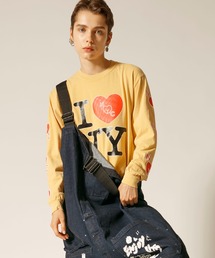【NAKA YORK CITY×JOHNBULL】コラボレーションロングスリーブTシャツ(I LOVE NYC)