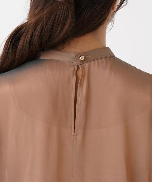 BEATRICE（ベアトリス）の「【BEATRICE】シルキーパフスリーブブラウス（シャツ/ブラウス・レディース・ブラウン/ブラック・2）」の22枚目の写真