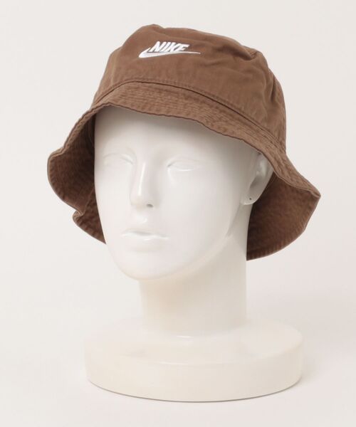 NIKE（ナイキ）の「《NIKEアパレル》アペックスSQFUTWSHバケットハットL（ハット・メンズ・ブラック/オレンジ系その他/ホワイト系その他/ライトブラウン/グリーン系その他/ブラウン・M/L/S）」の4枚目の写真