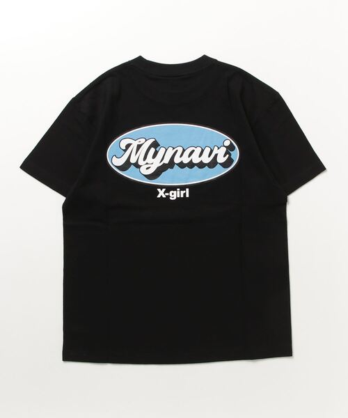 X-girl（エックスガール）の「WEリーグ|MAI S OVAL LOGO S/S TEE