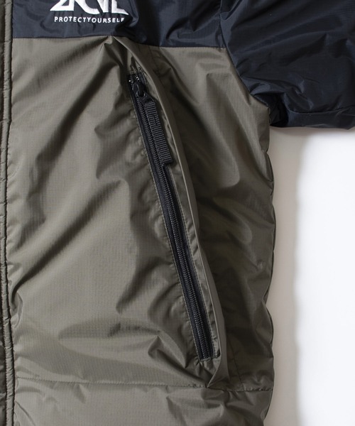 Back Channel（バックチャンネル）の「NANGA HOODED DOWN JACKET（ダウンジャケット/コート・メンズ・グレー系カモフラージュ/オリーブドラブ/ブラック・XX-LARGE/LARGE/X-LARGE/MEDIUM）」の20枚目の写真