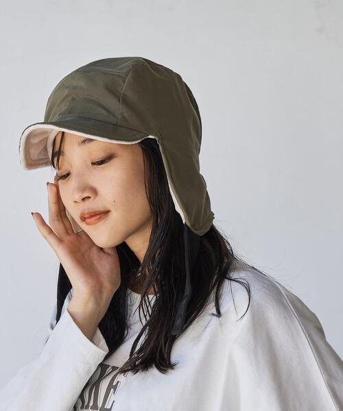 coen（コーエン）の「ナイロンフライトキャップ（キャップ・レディース・オリーブ/ダークグレー・FREE）」の18枚目の写真