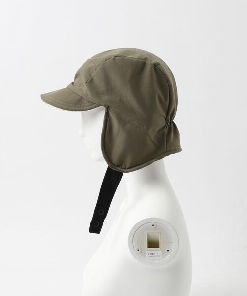 coen（コーエン）の「ナイロンフライトキャップ（キャップ・レディース・オリーブ/ダークグレー・FREE）」の5枚目の写真