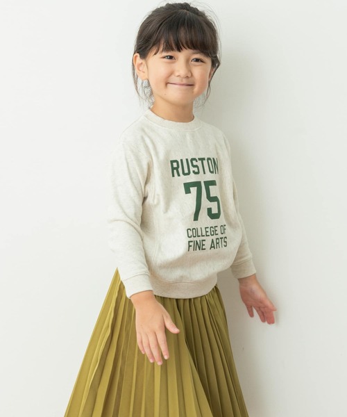 URBAN RESEARCH DOORS（アーバンリサーチドアーズ）の「『親子リンク』ミニ裏毛ナンバリングスウェット(KIDS)（スウェット・キッズ・ネイビー/オートミール・135/120/105）」の3枚目の写真