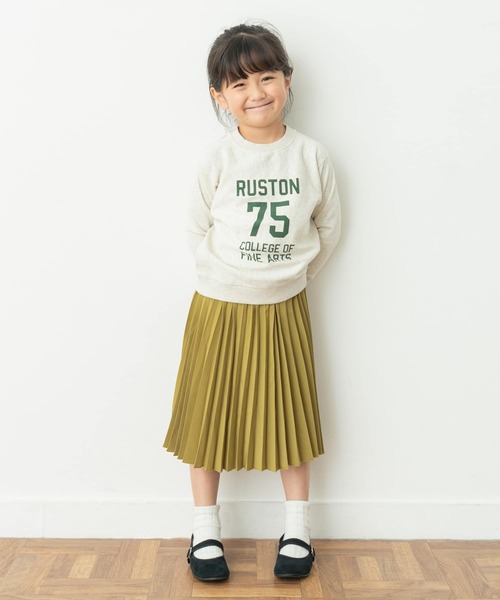 URBAN RESEARCH DOORS（アーバンリサーチドアーズ）の「『親子リンク』ミニ裏毛ナンバリングスウェット(KIDS)（スウェット・キッズ・ネイビー/オートミール・135/120/105）」の5枚目の写真