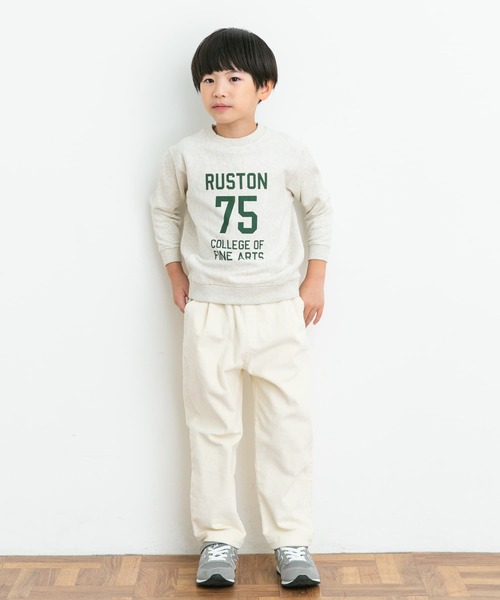 URBAN RESEARCH DOORS（アーバンリサーチドアーズ）の「『親子リンク』ミニ裏毛ナンバリングスウェット(KIDS)（スウェット・キッズ・ネイビー/オートミール・135/120/105）」の10枚目の写真