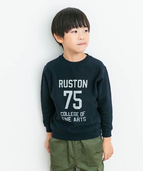 URBAN RESEARCH DOORS（アーバンリサーチドアーズ）の「『親子リンク』ミニ裏毛ナンバリングスウェット(KIDS)（スウェット・キッズ・ネイビー/オートミール・135/120/105）」の13枚目の写真