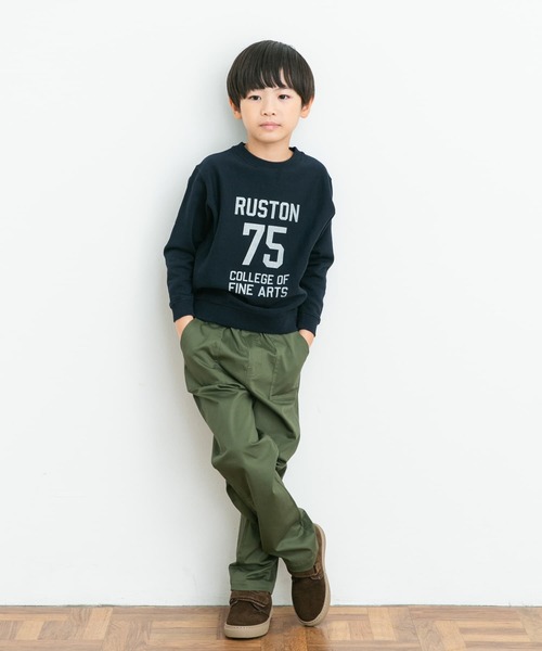 URBAN RESEARCH DOORS（アーバンリサーチドアーズ）の「『親子リンク』ミニ裏毛ナンバリングスウェット(KIDS)（スウェット・キッズ・ネイビー/オートミール・135/120/105）」の15枚目の写真