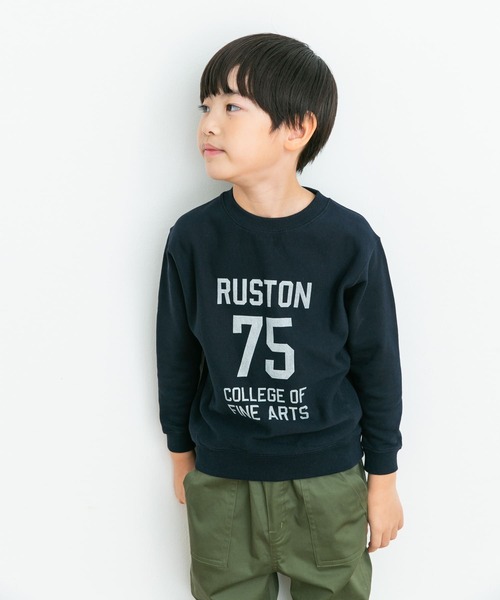 URBAN RESEARCH DOORS（アーバンリサーチドアーズ）の「『親子リンク』ミニ裏毛ナンバリングスウェット(KIDS)（スウェット・キッズ・ネイビー/オートミール・135/120/105）」の20枚目の写真