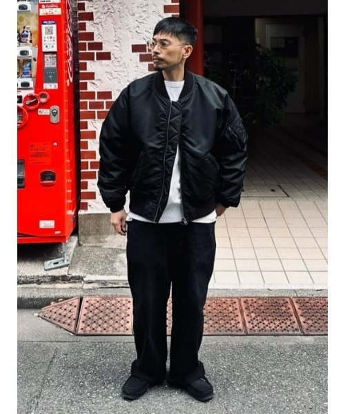 BACK NUMBER（バックナンバー）の「【BACK NUMBER】【ＥＸＴＲＡＴＨＥＲＭＯ】ＭＡ－１フライトジャケット（MA-1・メンズ・オリーブ/ブラック・L/XL/M）」の15枚目の写真