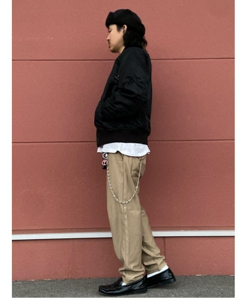 BACK NUMBER（バックナンバー）の「【BACK NUMBER】【ＥＸＴＲＡＴＨＥＲＭＯ】ＭＡ－１フライトジャケット（MA-1・メンズ・オリーブ/ブラック・L/XL/M）」の10枚目の写真