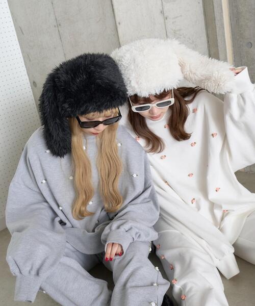 WC（ダブル シー）の「うさ耳フェイクファーハット（ハット）」 - WEAR