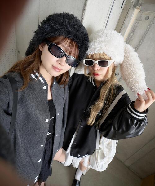 WC(ダブル シー)の「うさ耳フェイクファーハット(ハット・レディース・ブラック/ホワイト・FREE)」の17枚目の写真