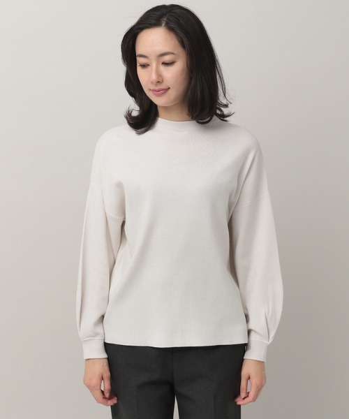 Elura(エルーラ)の「濃密なめらか袖コンニット(ニット/セーター・レディース・ブラック・MEDIUM/SMALL/LARGE)」の7枚目の写真