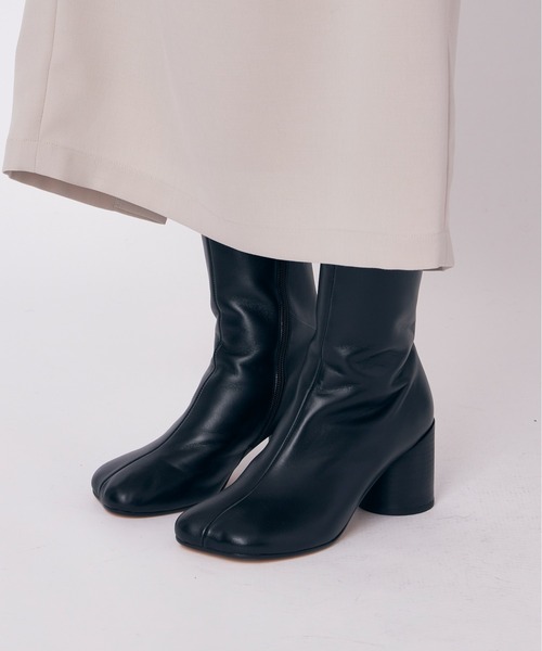 MM6 ANKLE BOOTブラックサイズ - ブーツ