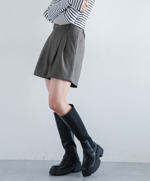 PAGEBOY（ページボーイ）の「Wクロスハイウエストショートパンツ（その他パンツ・レディース・ブラック/ターコイズブルー/チャコールグレー・FREE）」の14枚目の写真