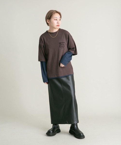 KBF（ケイビーエフ）の「レイヤードロンTEE（Tシャツ/カットソー