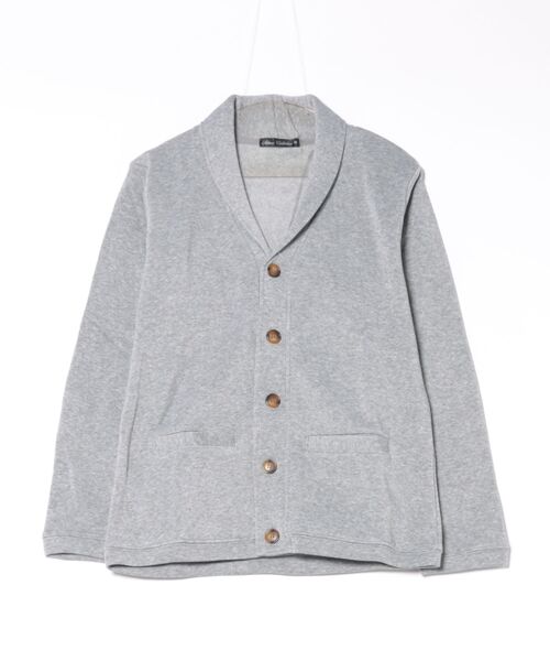 STYLEBLOCK(スタイルブロック)の「裏起毛ショールカーディガン(カーディガン/ボレロ・メンズ・ネイビー/ベージュ/杢グレー/チャコール・L/M)」の2枚目の写真