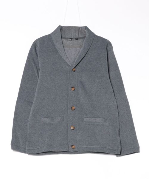 STYLEBLOCK(スタイルブロック)の「裏起毛ショールカーディガン(カーディガン/ボレロ・メンズ・ネイビー/ベージュ/杢グレー/チャコール・L/M)」の3枚目の写真