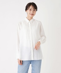 en recre | 【BRAHMIN】ピンタックシャツブラウス(シャツ/ブラウス)
