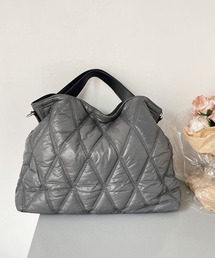 【2WAY/3WAY】【A4収納可】くったりキルティングレザーレディーストートバッグ/ショルダーバッグ/ハンドバッグ