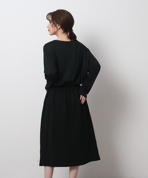 SHOO・LA・RUE（シューラルー）の「◆大人上品 ジャカードスカート ドッキングワンピース（ワンピース・レディース・ブラウン系5/ブラック・04/02/03）」の5枚目の写真