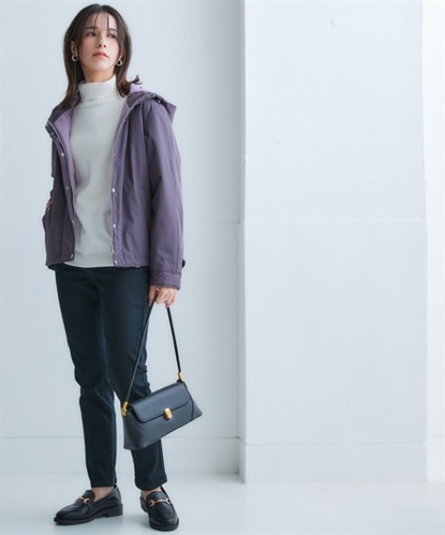 洗えるタートルネックニット(毛玉になりにくい・ふんわりもちもち素材