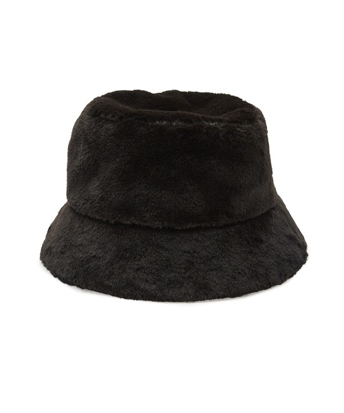VIS（ビス）の「ファーバケットハット（ハット・レディース・ベージュ系その他/ブラック・FREE）」の3枚目の写真