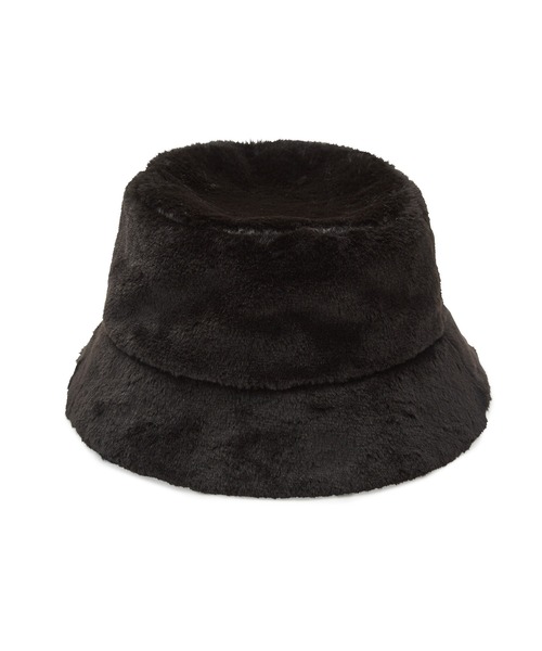 VIS（ビス）の「ファーバケットハット（ハット・レディース・ベージュ系その他/ブラック・FREE）」の4枚目の写真