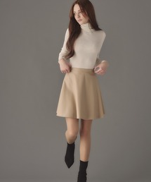 emiriawiz | Fake leather flare mini skirt(スカート)