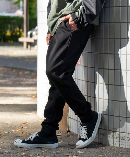 LB/S （エルビーエス）の「【スペースグラム】蓄熱裏フリース 　暖かジョガーパンツ 　冬服　 暖パン（その他パンツ・メンズ・ブラック/インディゴブルー/ブルー・MEDIUM/X-LARGE/LARGE）」の9枚目の写真
