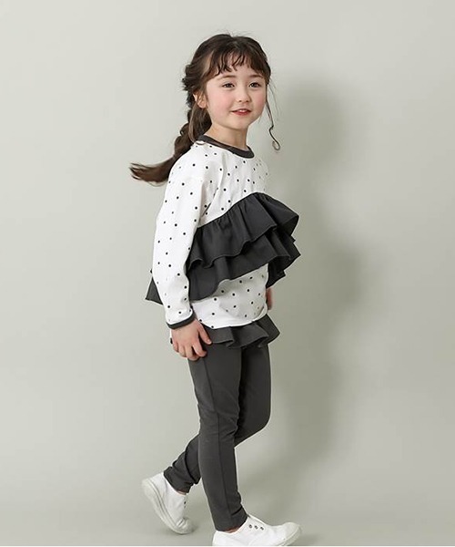 n.o.u.s（ノウズ）の「n.o.u.s Ｔシャツ（長袖）（Tシャツ/カットソー・キッズ・ブラック/キャメル・90cm/120cm/80ｃｍ/130cm/140cm/100cm/110cm）」の7枚目の写真