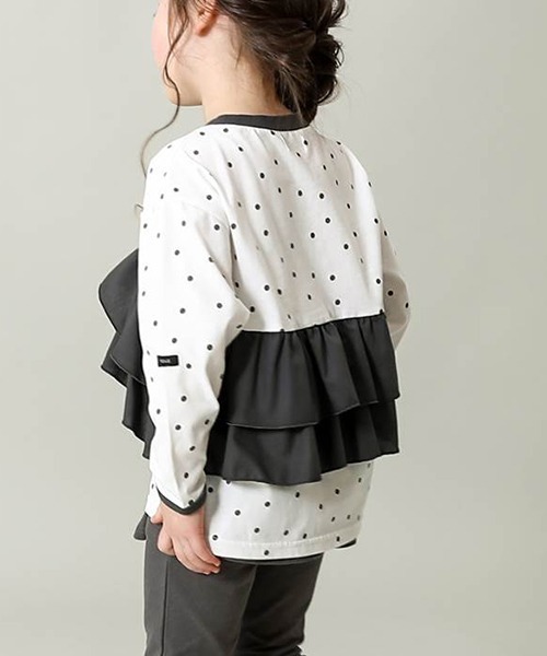 n.o.u.s（ノウズ）の「n.o.u.s Ｔシャツ（長袖）（Tシャツ/カットソー・キッズ・ブラック/キャメル・90cm/120cm/80ｃｍ/130cm/140cm/100cm/110cm）」の10枚目の写真