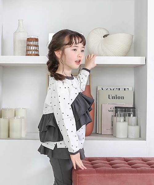 n.o.u.s（ノウズ）の「n.o.u.s Ｔシャツ（長袖）（Tシャツ/カットソー・キッズ・ブラック/キャメル・90cm/120cm/80ｃｍ/130cm/140cm/100cm/110cm）」の12枚目の写真