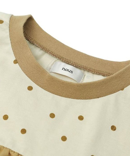 n.o.u.s（ノウズ）の「n.o.u.s Ｔシャツ（長袖）（Tシャツ/カットソー・キッズ・ブラック/キャメル・90cm/120cm/80ｃｍ/130cm/140cm/100cm/110cm）」の16枚目の写真