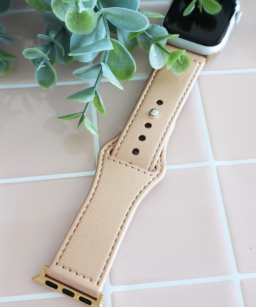 tiny tiny（ティニーティニー）の「Apple Watch / アップルウォッチ ベーシックベルト2[tiny tiny(ティニーティニー)]（スマホグッズ・レディース・ピンク/アイボリー/モカ/ライトイエロー/ライトグリーン/ブラウン・0）」の5枚目の写真