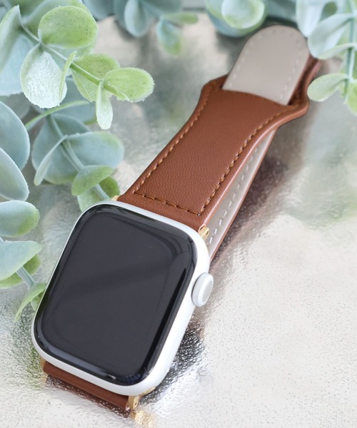 tiny tiny（ティニーティニー）の「Apple Watch / アップルウォッチ ベーシックベルト2[tiny tiny(ティニーティニー)]（スマホグッズ・レディース・ピンク/アイボリー/モカ/ライトイエロー/ライトグリーン/ブラウン・0）」の2枚目の写真