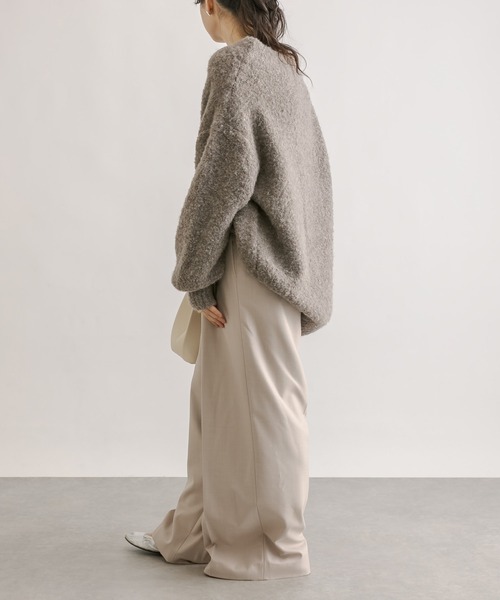 RIVE DROITE（リヴドロワ）の「ブークレーボリュームスリーブニット（ニット/セーター・レディース・ブルー/モカ・FREE）」の17枚目の写真