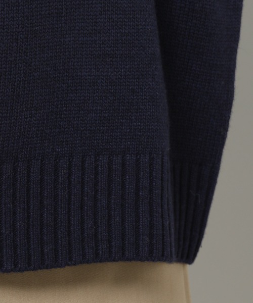 GROUNDWORK（グラウンドワーク）の「【UNISEX】GROUNDWORK／BOTTART KNIT　 2985991（ニット/セーター・レディース・ネイビー/ベージュ/ボルドー・MEDIUM/LARGE）」の7枚目の写真
