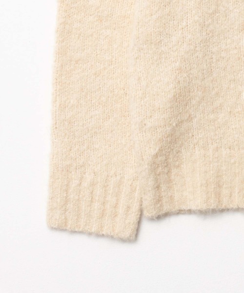 NAVY（ネイビー）の「NAVY ウール混ニット（ニット/セーター・メンズ・カーキ/チャコールグレー/ネイビー/アイボリー・L/M/XL）」の9枚目の写真