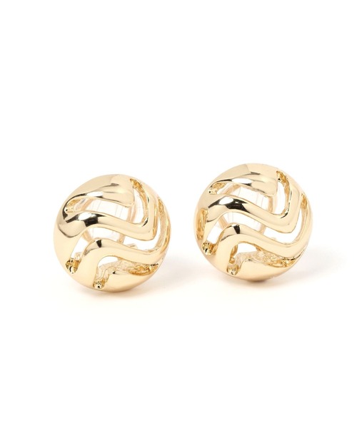 niko and...（ニコアンド）の「メタルWサークルイヤリング（イヤリング・レディース・グレー/イエロー・0）」の6枚目の写真