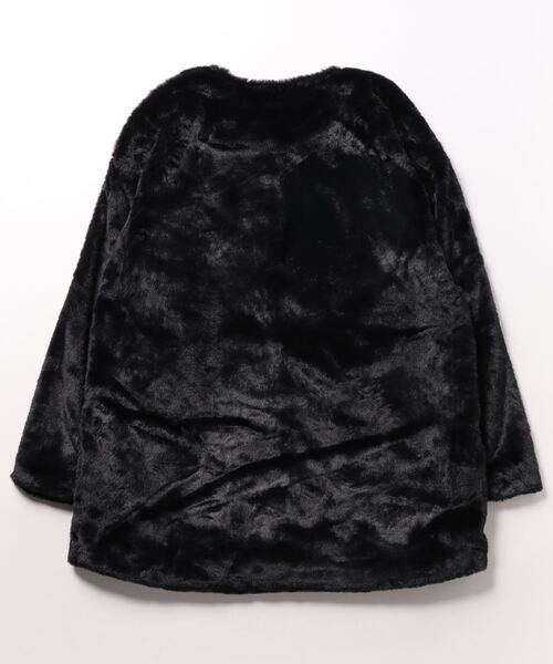 セール】フェイクファーノーカラーコート（ノーカラーコート）｜KOBE