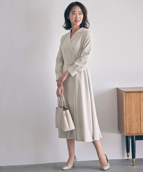 セール】【洗える】レディテーラード ワンピース（ワンピース）｜ANY