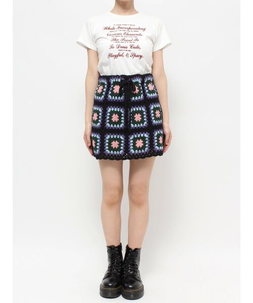 【MAGDA BUTRYM】海外セレブ愛用◎ クロシェミニスカート Magda Butrym ウィメンズ ミニスカート | SSENSE 日本