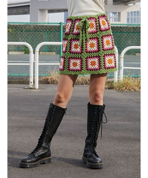 MISSONI★素敵！クロシェ編みのミニスカート セール】クロシェミニスカート（スカート）｜jouetie