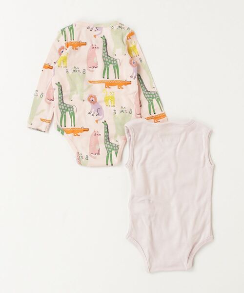STELLA McCARTNEY(ステラマッカートニー)の「STELLA McCARTNEY (ステラマッカートニー) Baby アニマル長袖ロンパースセット(ロンパース・キッズ・ライトベージュ・6M)」の3枚目の写真