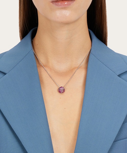 FERRAGAMO（フェラガモ）の「ネックレス（ネックレス・レディース・パープル系その他・ONE SIZE）」の4枚目の写真