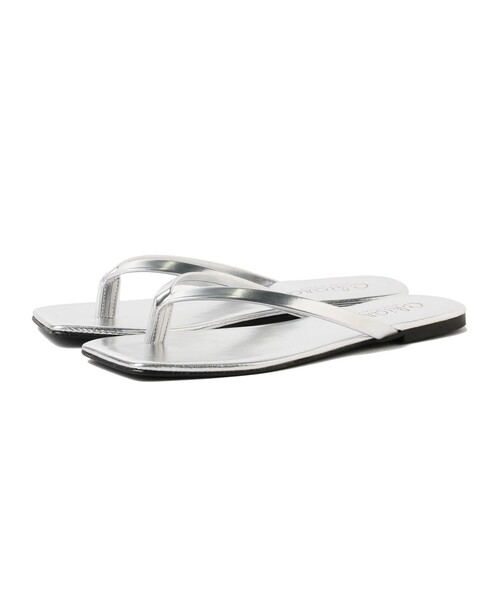 Ray BEAMS（レイビームス）の「CHIARA / トング サンダル（サンダル・レディース・シルバー/ブラック・37/36/39/38）」の2枚目の写真